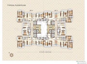 Master Plan in 1 BHK Apartment at Raj One, Kandivali West – for Sale