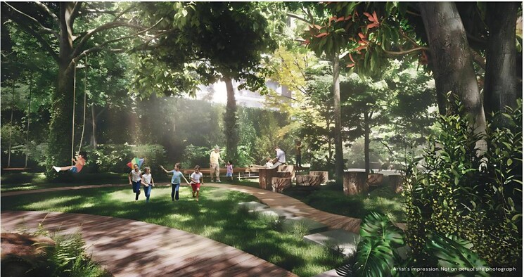 Garden, godrej-woods-evergreen 2 Bedroom 1255 Sq.Ft. Apartment In Sector 43 Noida 9801167