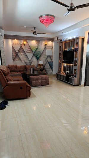 Living Room in 3 BHK Apartment at Purvanchal Royal City, Chi V Greater Noida – for Sale