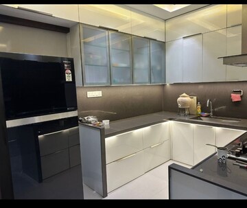 Kitchen in 4 BHK Apartment at Sheth Avalon, Laxmi Nagar – for Sale