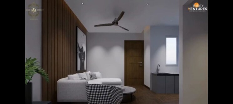 Living Room, trinity-high-street 1.5 Bedroom 1010 Sq.Ft. Apartment In Jalpura Greater Noida 9801278