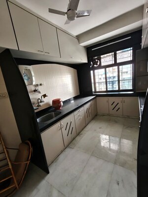Kitchen in 3 BHK Apartment at Sabari Shikhar, Chembur – for Rent