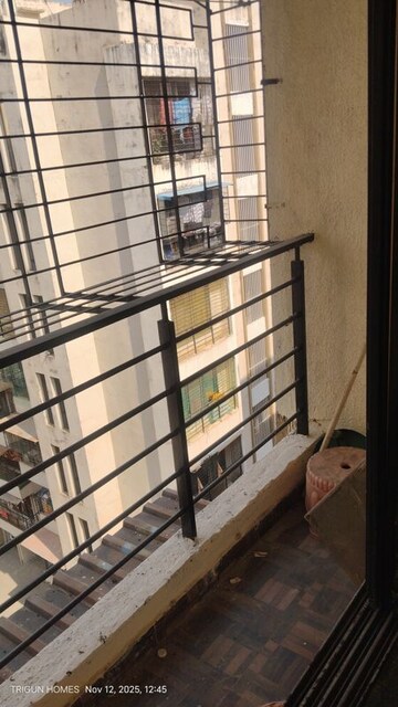 Balcony in 2 BHK Apartment at Sai Dhananjay Avenue, Nalasopara West – for Rent