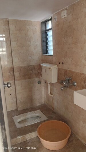 Bathroom in 2 BHK Apartment at Sai Dhananjay Avenue, Nalasopara West – for Rent