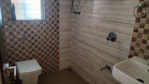 Bathroom in 3 BHK Apartment at Shanti Green Palms, Ghansoli – for Sale