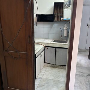 Kitchen in Studio Independent House at Greater Kailash I – for Rent