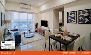 Living Room in 1 BHK Apartment at LnT Veridian, Powai – for Sale