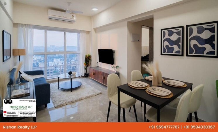 Living Room, lnt-veridian 1 Bedroom 382 Sq.Ft. Apartment In Powai Mumbai 9801540