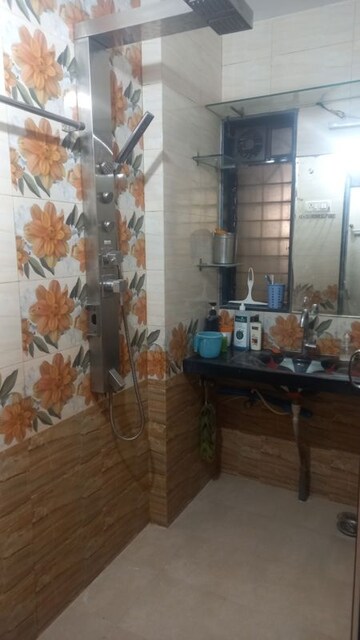 Bathroom in 1 BHK Apartment at Vardhman Vatika, Majiwada – for Rent
