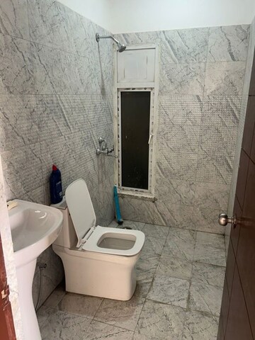 Bathroom in 2 BHK Apartment at Prateek Grand City, Siddharth Vihar – for Rent
