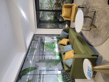 Living Room in 3.5 BHK Apartment at Smart World Gems, Sector 89 – for Rent