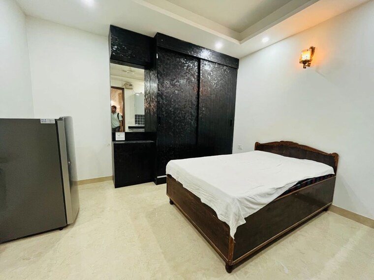 Bedroom, saket 1 RK 300 Sq.Ft. Apartment In Saket Delhi 9801834