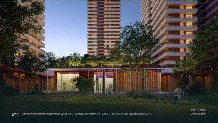 Exterior View, max-estate-361 3 Bedroom 2693 Sq.Ft. Apartment In Sector 36a Gurgaon 9801852