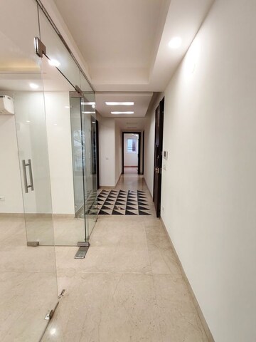 Building Lobby in 3 BHK Builder Floor at Ansal Sushant Apartments, Sushant Lok I – for Rent