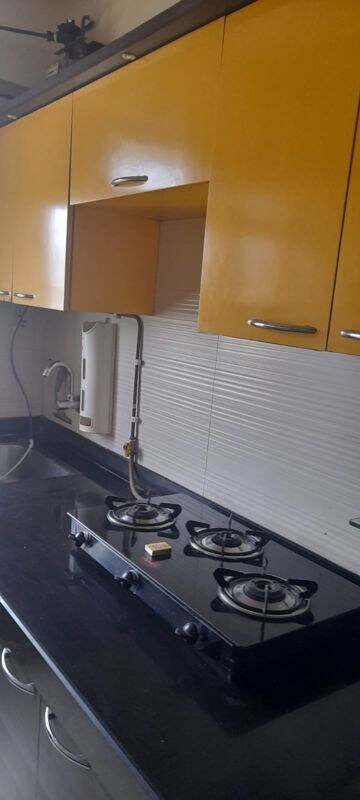 Kitchen in 1 BHK Apartment at Cosmos Residancy, Kavesar – for Sale