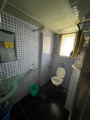 Bathroom in 2 BHK Apartment at RNA Corp Heights, Jogeshwari East – for Rent
