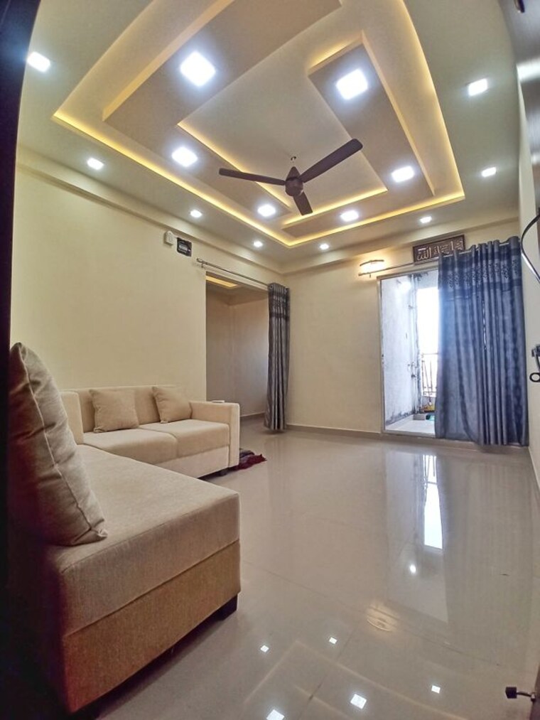 Living Room, chetna-garden 1 Bedroom 520 Sq.Ft. Apartment In Kondhwa Pune 9801924