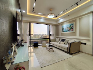 Living Room in 4 BHK Apartment at Lodha Marquise, Worli – for Rent