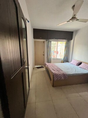 Bedroom in 3 BHK Apartment at Kunal Icon, Pimple Saudagar – for Rent