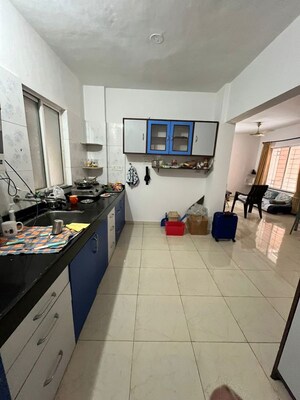 Kitchen in 3 BHK Apartment at Kunal Icon, Pimple Saudagar – for Rent