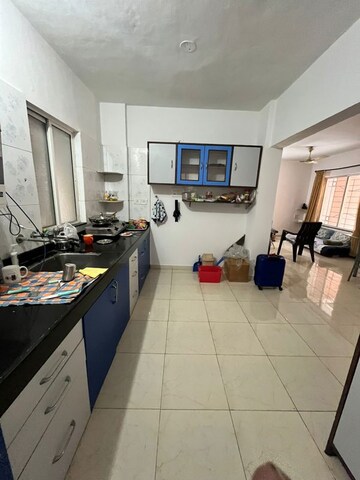 Kitchen in 3 BHK Apartment at Kunal Icon, Pimple Saudagar – for Rent