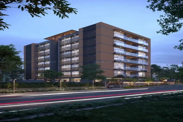 Exterior View, jagatpur 4 Bedroom 1851 Sq.Ft. Apartment In Jagatpur Ahmedabad 9790066