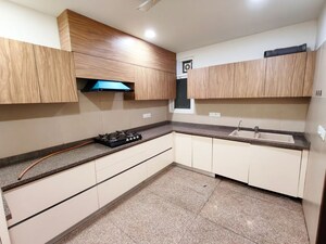 Kitchen in 3 BHK Apartment at Ansal Sushant Apartments, Sushant Lok I – for Rent