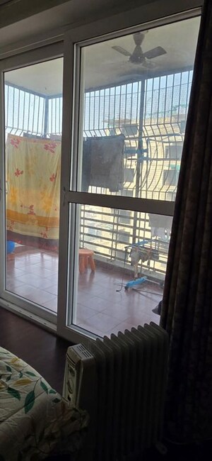 Balcony in 3 BHK Apartment at Amrapali Silicon City, Sector 76 – for Rent