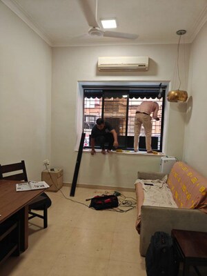 Living Room in 1 BHK Apartment at Shagun Krishvi Heights, Girgaon – for Rent