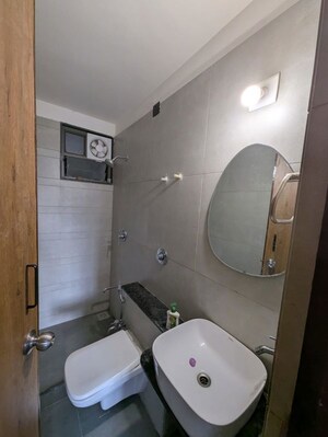Bathroom in 3 BHK Apartment at Shela – for Rent