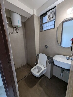 Bathroom in 3 BHK Apartment at Shela – for Rent