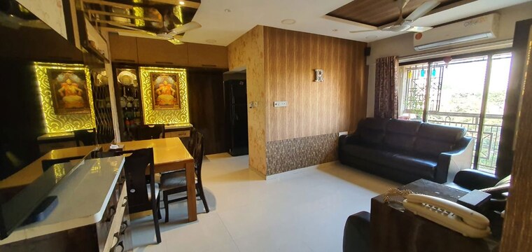 Living Room, raunak-park-view 3 Bedroom 829 Sq.Ft. Apartment In Ghodbunder Road Thane 9802278