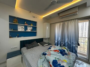 Bedroom in 2.5 BHK Apartment at T Bhimjyani Neelkanth Woods Olivia, Ghodbunder Road – for Sale