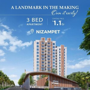 3 BHK Apartment For Sale in Nizampet
