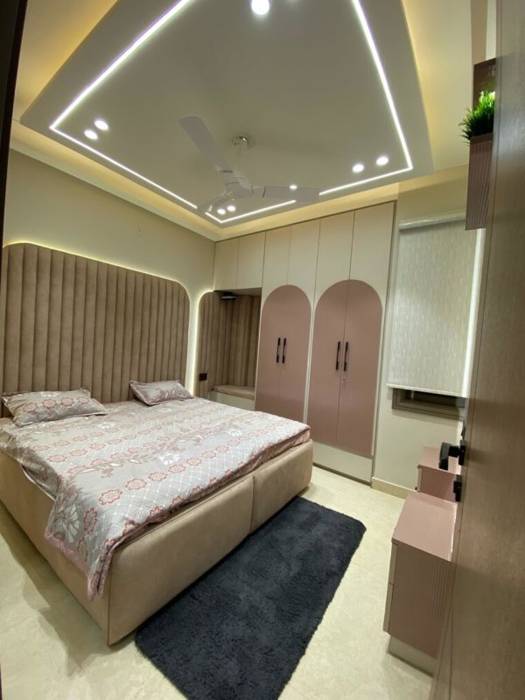 Bedroom, dwarka mor 3 Bedroom 100 Sq.Yd. Builder Floor In Dwarka Mor Delhi 9802831