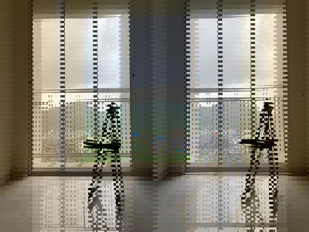 Staircase in 2 BHK Apartment at Bharat Ecovistas, Shilphata – for Rent