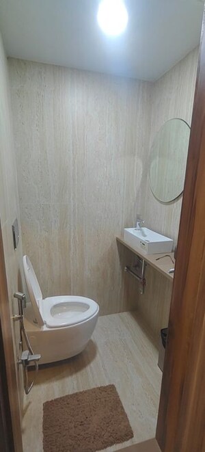 Bathroom in 2 BHK Apartment at Vaibhav Apartment Prabhadevi, Prabhadevi – for Rent