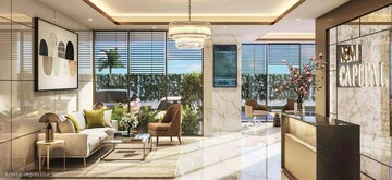 Living Room in 2 BHK Apartment at M3M Capital, Sector 113 – for Sale