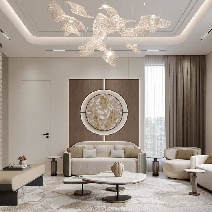 Living Room, m3m-capital 2 Bedroom 1310 Sq.Ft. Apartment In Sector 113 Gurgaon 9803446