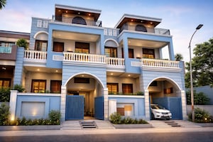 4 BHK Villa – Exterior View View at Ajmer Road - for Sale