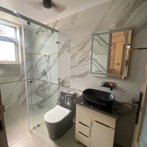 Bathroom in 4 BHK Builder Floor at Dwarka – for Rent