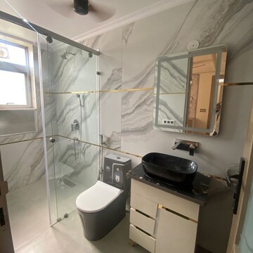 Bathroom in 4 BHK Builder Floor at Dwarka – for Rent