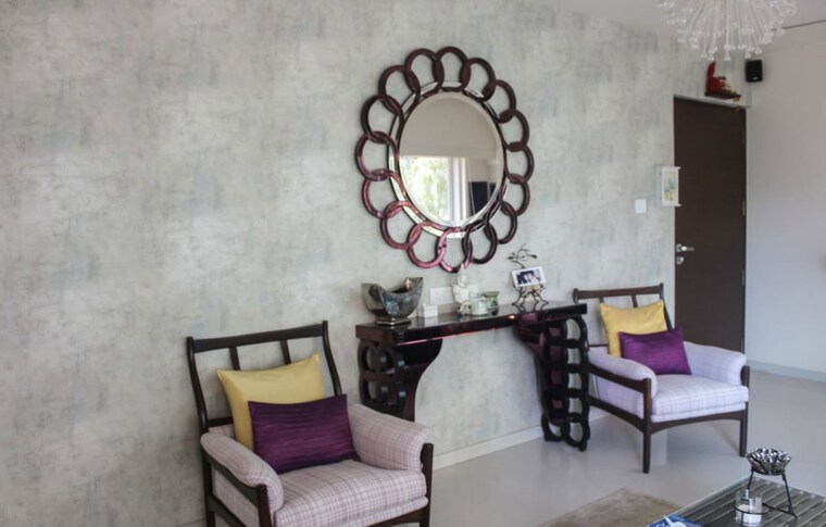 Living Room, sea-garden-view 3 Bedroom 1031 Sq.Ft. Apartment In Santacruz West Mumbai 9804037