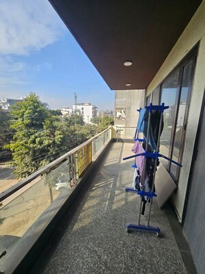 Balcony in 3 BHK Builder Floor at Sector 55 – for Rent