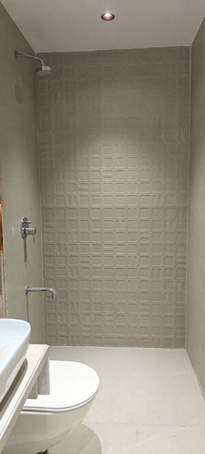 Bathroom in 2 BHK Apartment at Dev Leo Tower, Oshiwara – for Rent