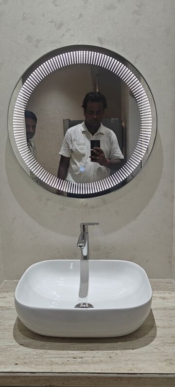 Bathroom in 2 BHK Apartment at Dev Leo Tower, Oshiwara – for Rent