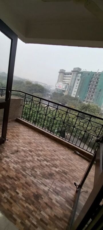 Balcony in 3 BHK Apartment at Sector 4 Dwarka – for Rent