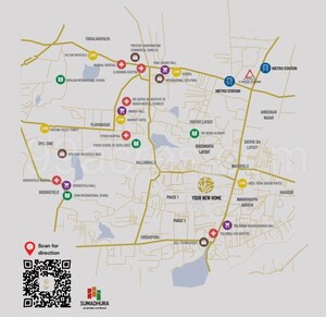 3 BHK Apartment – Map Location View at Sumadhura Folium, Whitefield - for Sale