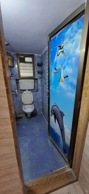 Bathroom in 1.5 BHK Apartment at Bhandup Swastik Apartment, Bhandup East – for Sale