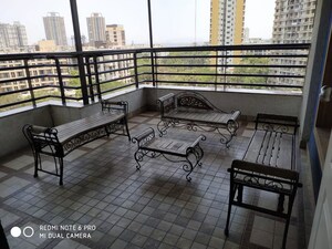 Balcony in 3 BHK Apartment at Cosmos Park, Ghodbunder Road – for Rent
